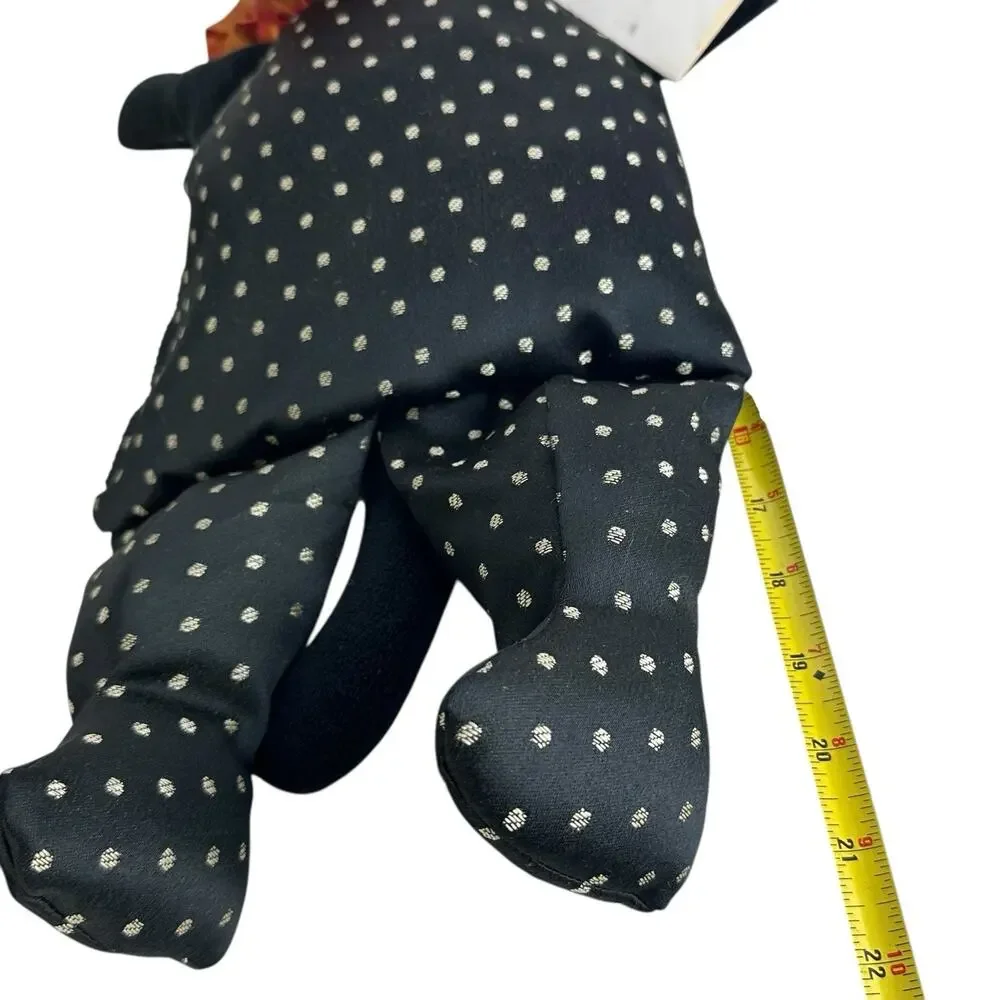 Woof & poof Halloween witch hat black cat Home Decor